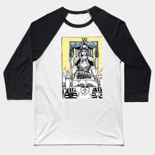 The Chariot - A Geometric Tarot Print Baseball T-Shirt